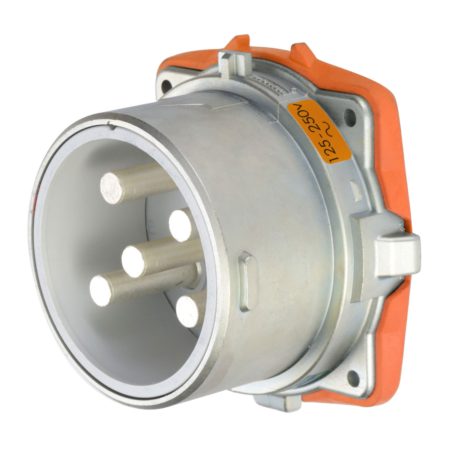 37-28077 - DS200 INLET METAL SIZE 6 TYPE 3R 3P+N+G 200A 125/250 VAC 60 Hz NO AUX
